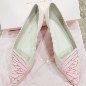 New with box Sophia Webster Pink Flats